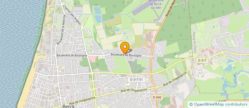 localisation de l'entreprise S.C.I A L K J J  BERCK