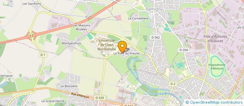 localisation de l'entreprise S.C.I. A.M.I à DAMIGNY