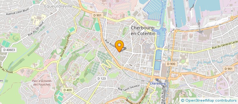 localisation de l'entreprise S.C.I. A.N.B. à CHERBOURG-EN-COTENTIN