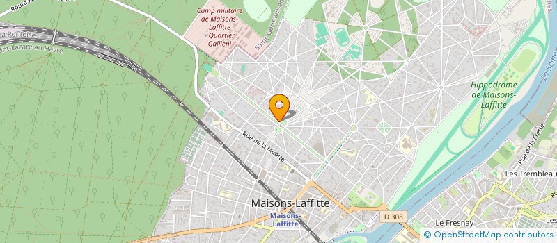 localisation de l'entreprise S.C.I. A.R.E. MOREIRA  MAISONS-LAFFITTE