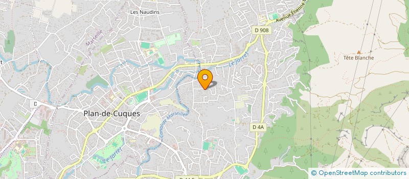 localisation de l'entreprise S.C.I A&T  ALLAUCH