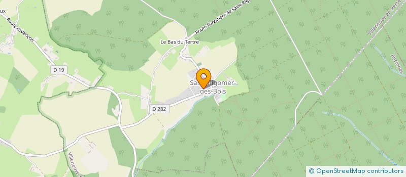 localisation de l'entreprise S.C.I. A3  VILLENEUVE-EN-PERSEIGNE