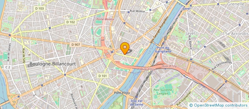 localisation de l'entreprise S.C.I. ABC-IMMO à BOULOGNE-BILLANCOURT