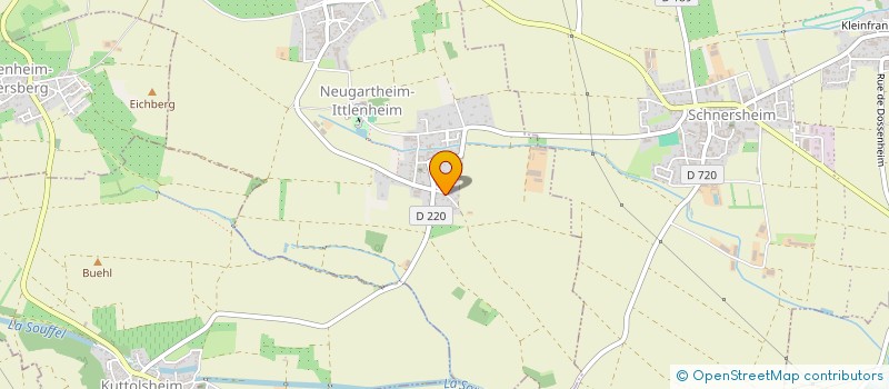 localisation de l'entreprise S.C.I. ABN  NEUGARTHEIM-ITTLENHEIM