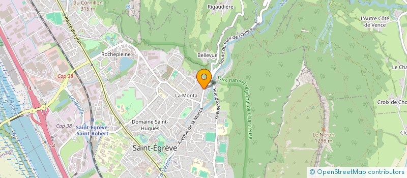 localisation de l'entreprise S.C.I. ACCALMY  SAINT-EGREVE