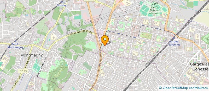 localisation de l'entreprise S.C.I ACIMMO95  SARCELLES
