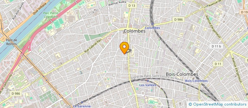 localisation de l'entreprise S.C.I. AD BUISSON à COLOMBES