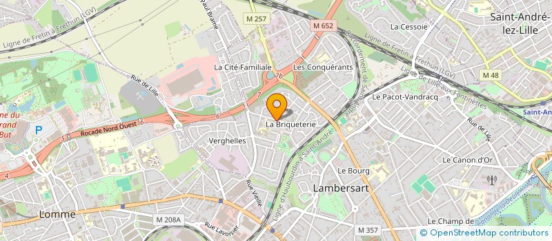 localisation de l'entreprise S.C.I. ADDI à LAMBERSART