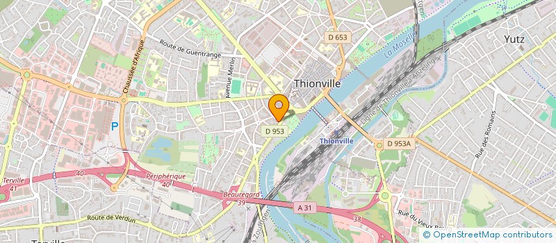 localisation de l'entreprise S.C.I. AELL à THIONVILLE