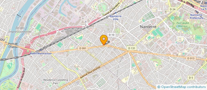 localisation de l'entreprise S.C.I AG IMMO  NANTERRE