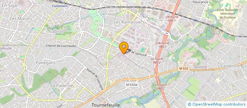 localisation de l'entreprise S.C.I. AGEBURO à COLOMIERS
