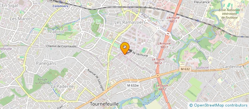 localisation de l'entreprise S.C.I. AGEMER à COLOMIERS