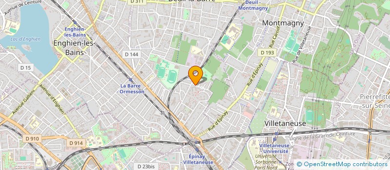 localisation de l'entreprise S.C.I. AGK  DEUIL-LA-BARRE