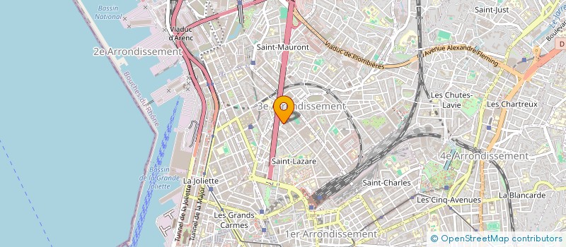 localisation de l'entreprise S.C.I AHLEMI à MARSEILLE