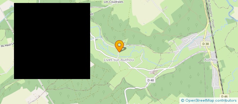 localisation de l'entreprise S.C.I. AJ MASSON  LIVET-SUR-AUTHOU