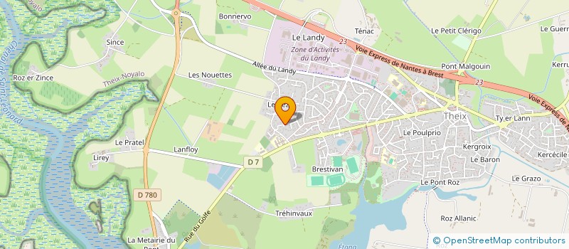 localisation de l'entreprise S.C.I. AJAOB  THEIX-NOYALO