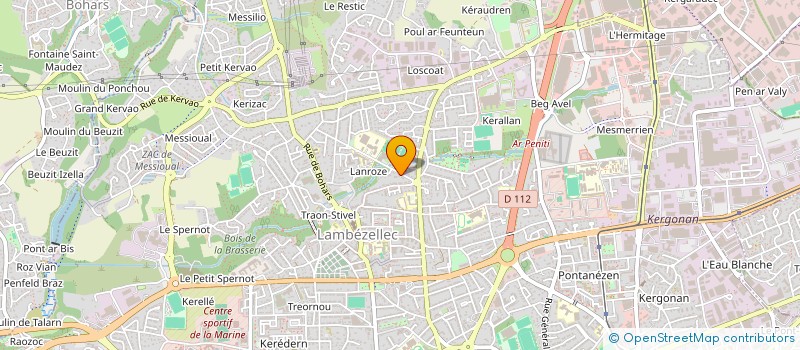 localisation de l'entreprise S.C.I. AK  BREST