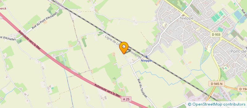 localisation de l'entreprise S.C.I. AKEBI  NIEPPE