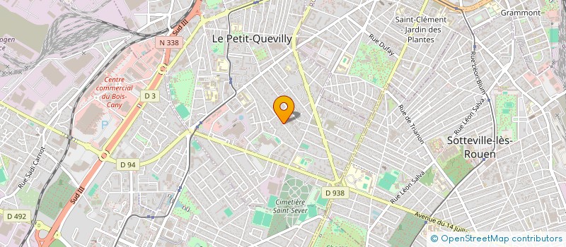 localisation de l'entreprise S.C.I. AKTSJ  LE PETIT-QUEVILLY