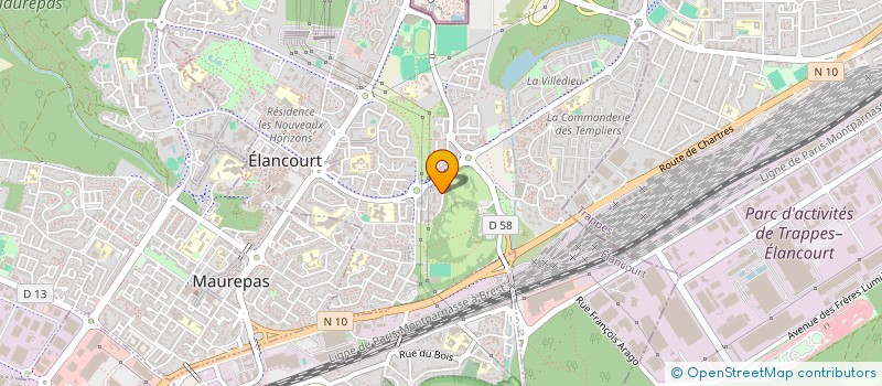 localisation de l'entreprise S.C.I. AL BIRUNI  ELANCOURT