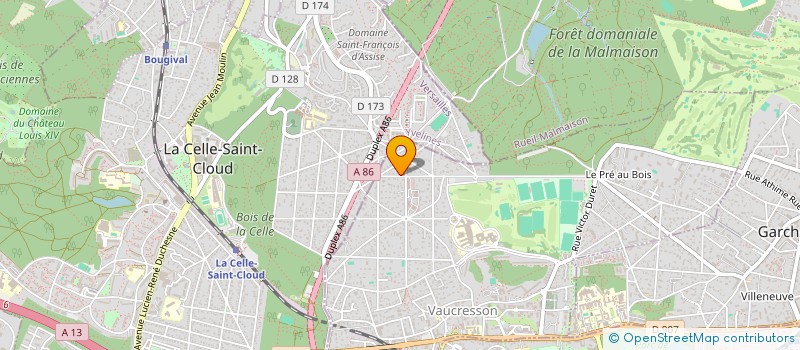 localisation de l'entreprise S.C.I. ALBA à VAUCRESSON
