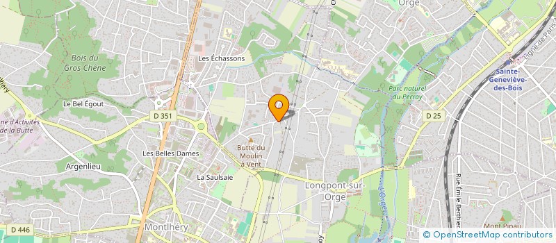 localisation de l'entreprise S.C.I. ALBA à LONGPONT-SUR-ORGE