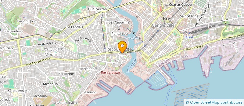 localisation de l'entreprise S.C.I ALBAN  BREST