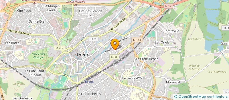 localisation de l'entreprise S.C.I. ALCEMA à DREUX