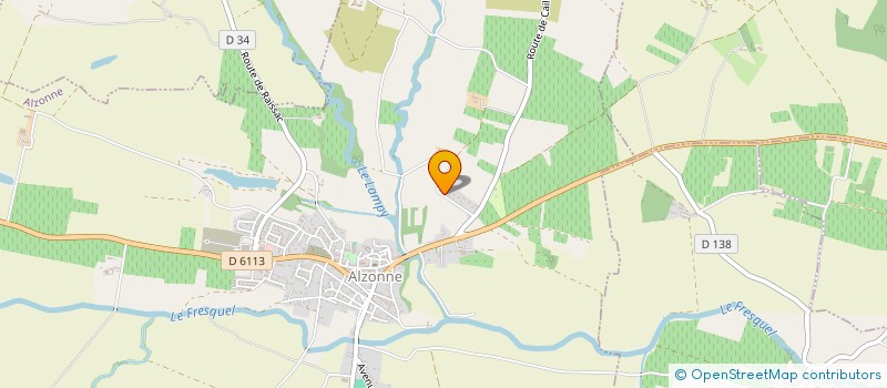 localisation de l'entreprise S.C.I. ALCOR 2009  ALZONNE