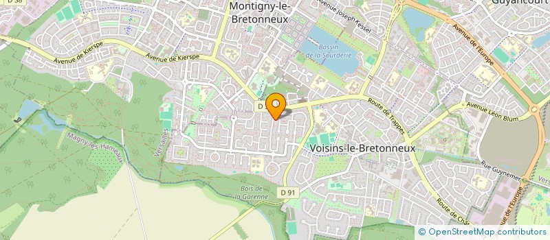 localisation de l'entreprise S.C.I. ALIANZA  VOISINS-LE-BRETONNEUX