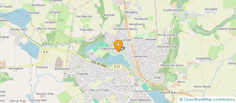 localisation de l'entreprise S.C.I. ALICE  SAINT-RENAN