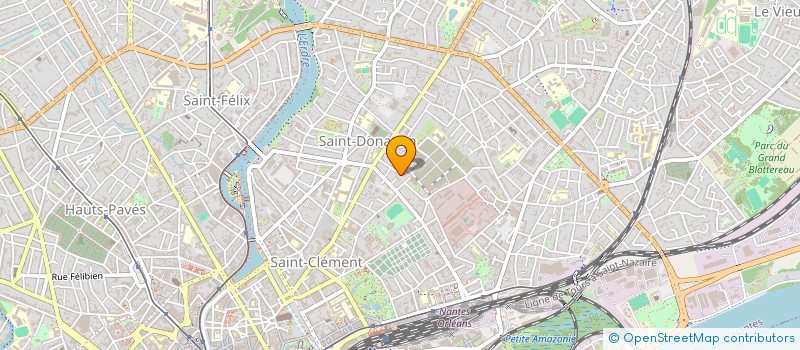 localisation de l'entreprise S.C.I ALICE  NANTES