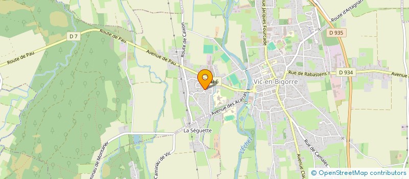 localisation de l'entreprise S C I   ALIS  VIC-EN-BIGORRE