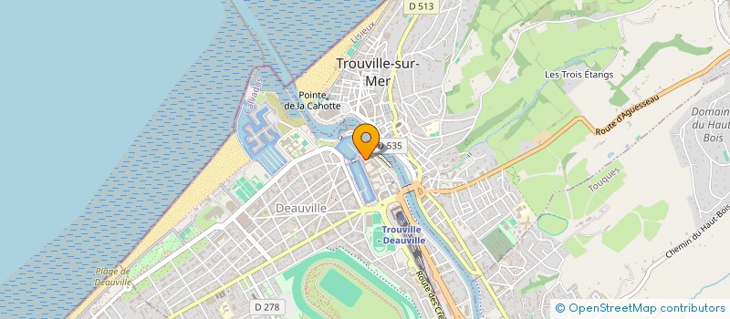 localisation de l'entreprise S.C.I ALIZEES à DEAUVILLE