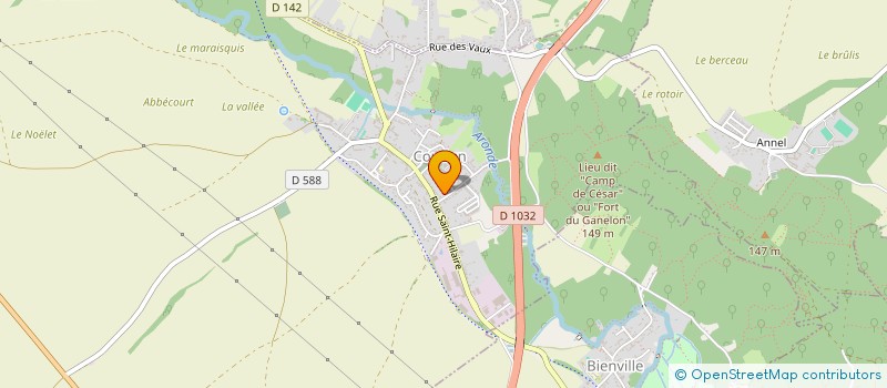 localisation de l'entreprise S.C.I. ALLAVOINE  COUDUN