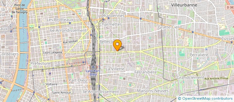 localisation de l'entreprise S.C.I ALLIANCE INVEST  LYON