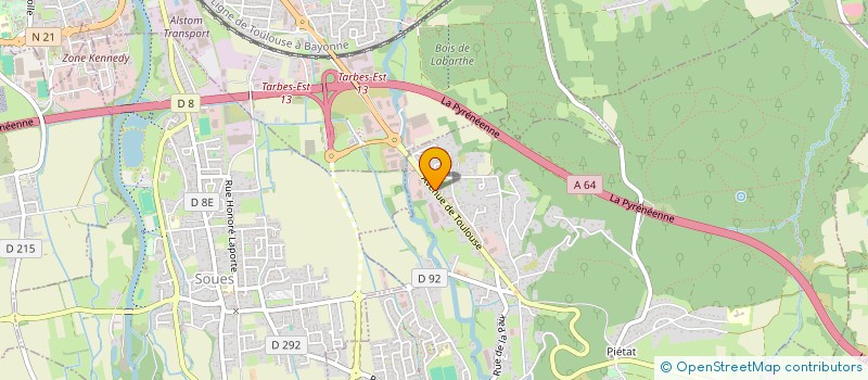 localisation de l'entreprise S.C.I. ALMA  BARBAZAN-DEBAT