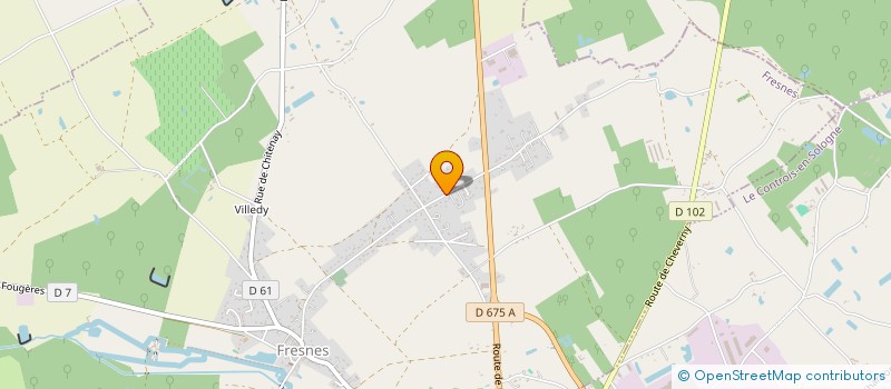 localisation de l'entreprise S.C.I. ALOMP  FRESNES