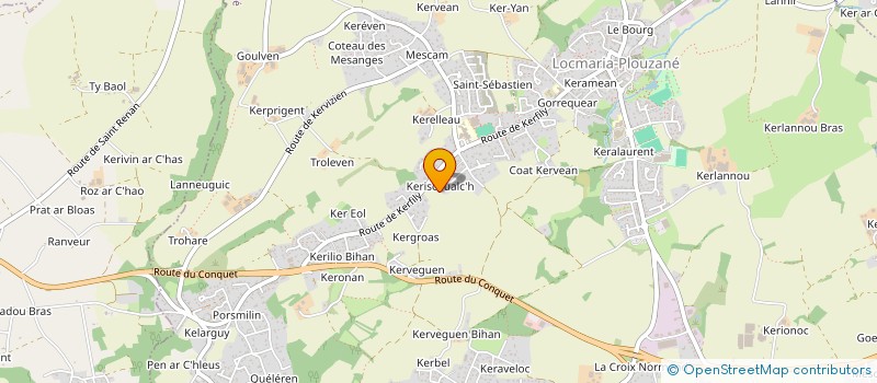 localisation de l'entreprise S.C.I. ALPHA ZOULOU  LOCMARIA-PLOUZANE