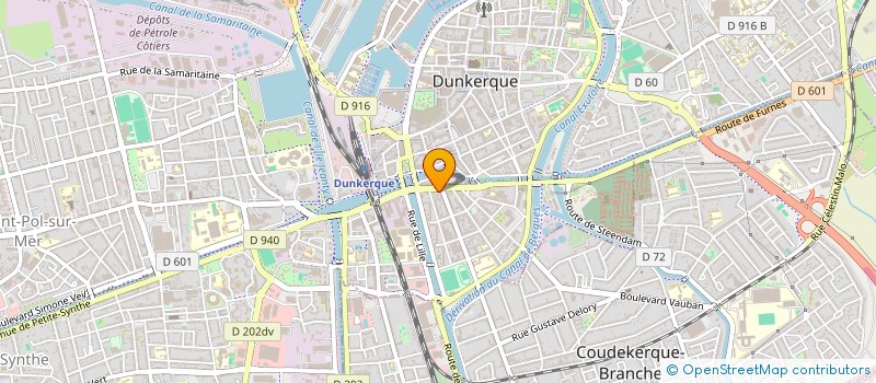 localisation de l'entreprise S.C.I ALQUDS à DUNKERQUE