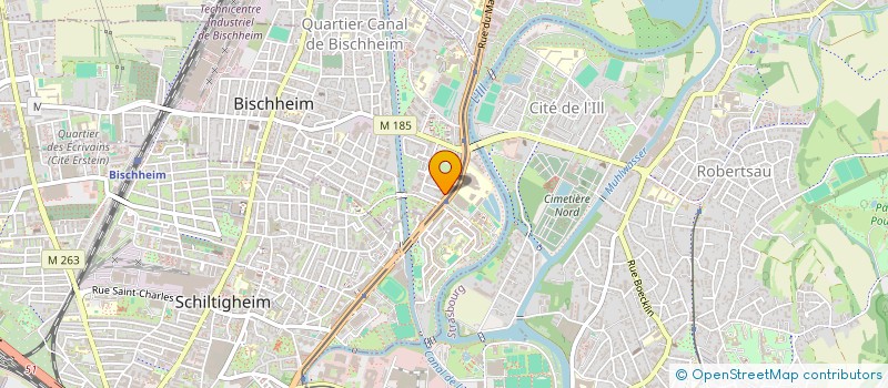 localisation de l'entreprise S.C.I. ALTIN  BISCHHEIM