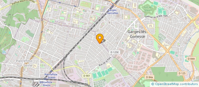 localisation de l'entreprise S.C.I ALYA-AYLAN  STAINS