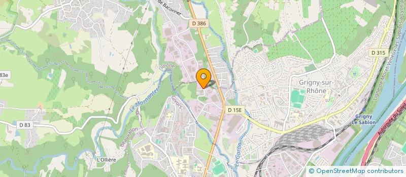 localisation de l'entreprise S.C.I ALYAMER  GRIGNY