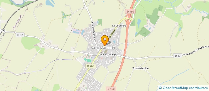 localisation de l'entreprise S.C.I AMANDINE  SAINT-MATHURIN