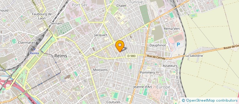 localisation de l'entreprise S.C.I. AMORGOS  REIMS