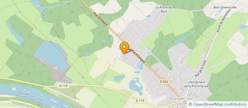 localisation de l'entreprise S.C.I AMVH  OUZOUER-SUR-LOIRE