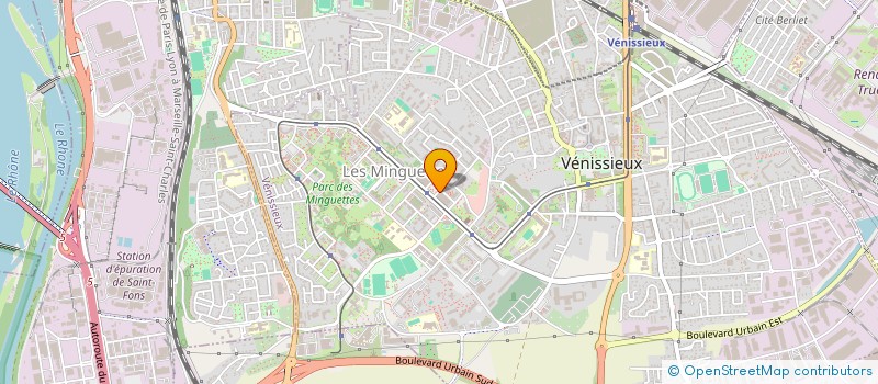 localisation de l'entreprise S.C.I ANAHYTA  VENISSIEUX