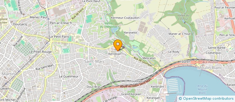 localisation de l'entreprise S.C.I. ANDABER  BREST