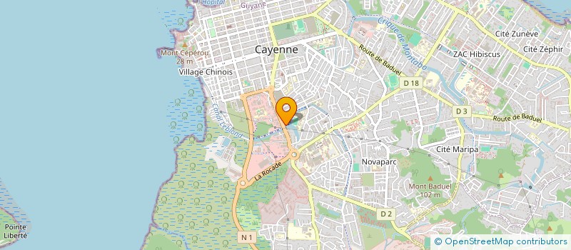 localisation de l'entreprise S.C.I. ANGLAGARG  CAYENNE