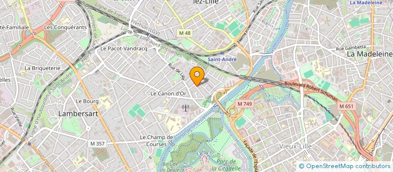 localisation de l'entreprise S.C.I ANGLETERRE 81 à LAMBERSART